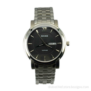 New leather strap design red sandal men watch handmade OEM men watches